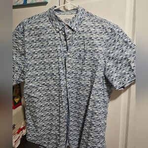 Original Penguin Light Blue Patterned Button Down Shirt